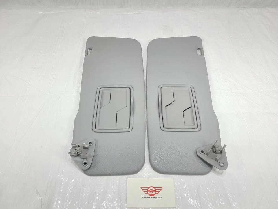 2003-2006 Mitsubishi Outlander Sun Visor Sunvisor Left Right Set with Mirror Foto 2 de 4