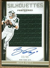Bryce Petty 2016 Panini Preferred Silhouettes Autograph Jersey #4 /99 Jets Relic