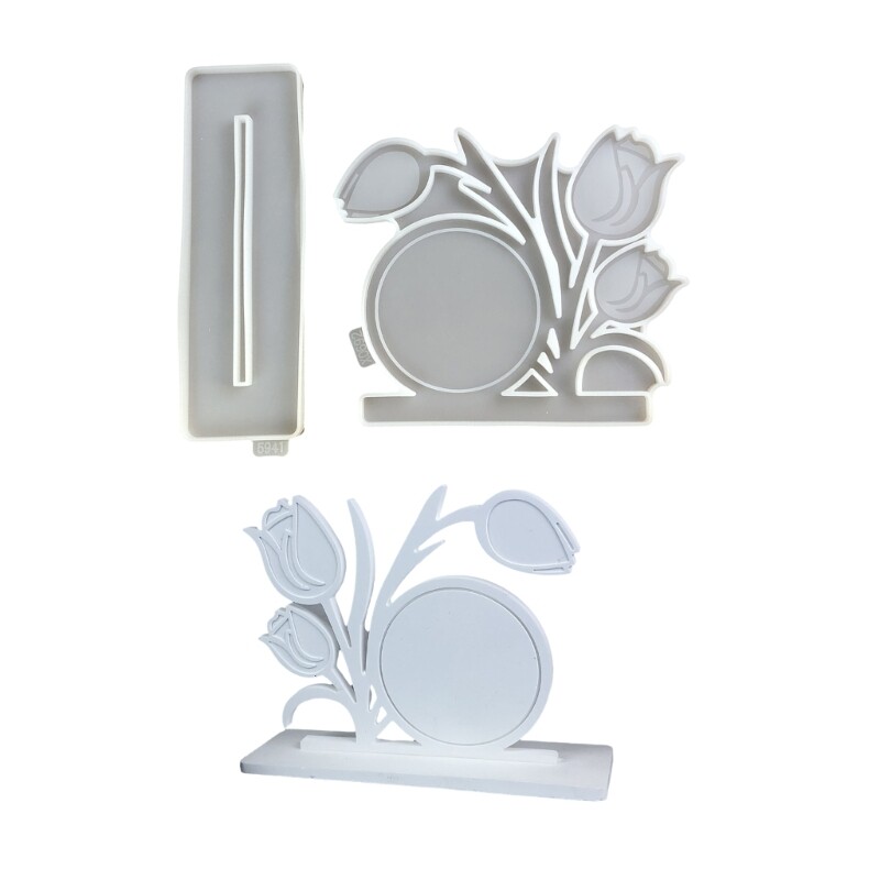 Resin Flower Frame Mold for DIY Crafts and Home Decor
