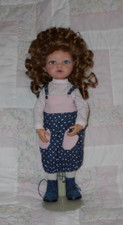 Playhouse HEATHER Doll Wig SIZE 8/9 AUBURN Full Head Long Spiral Curls NWT
