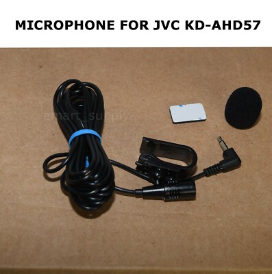 NEW MICROPHONE FOR JVC KD-AHD57 KDAHD57 FREE FAST SHIPPING 
