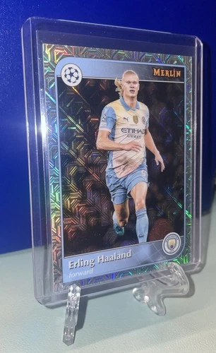 2024-25 Topps Merlin Uefa Club Competitions - Erling Haaland #73 Mojo Refractor