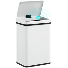 Image of HOMCOM Kitchen Bin with Fast Motion Sensor, 40L Stainless Steel Sensor Bin