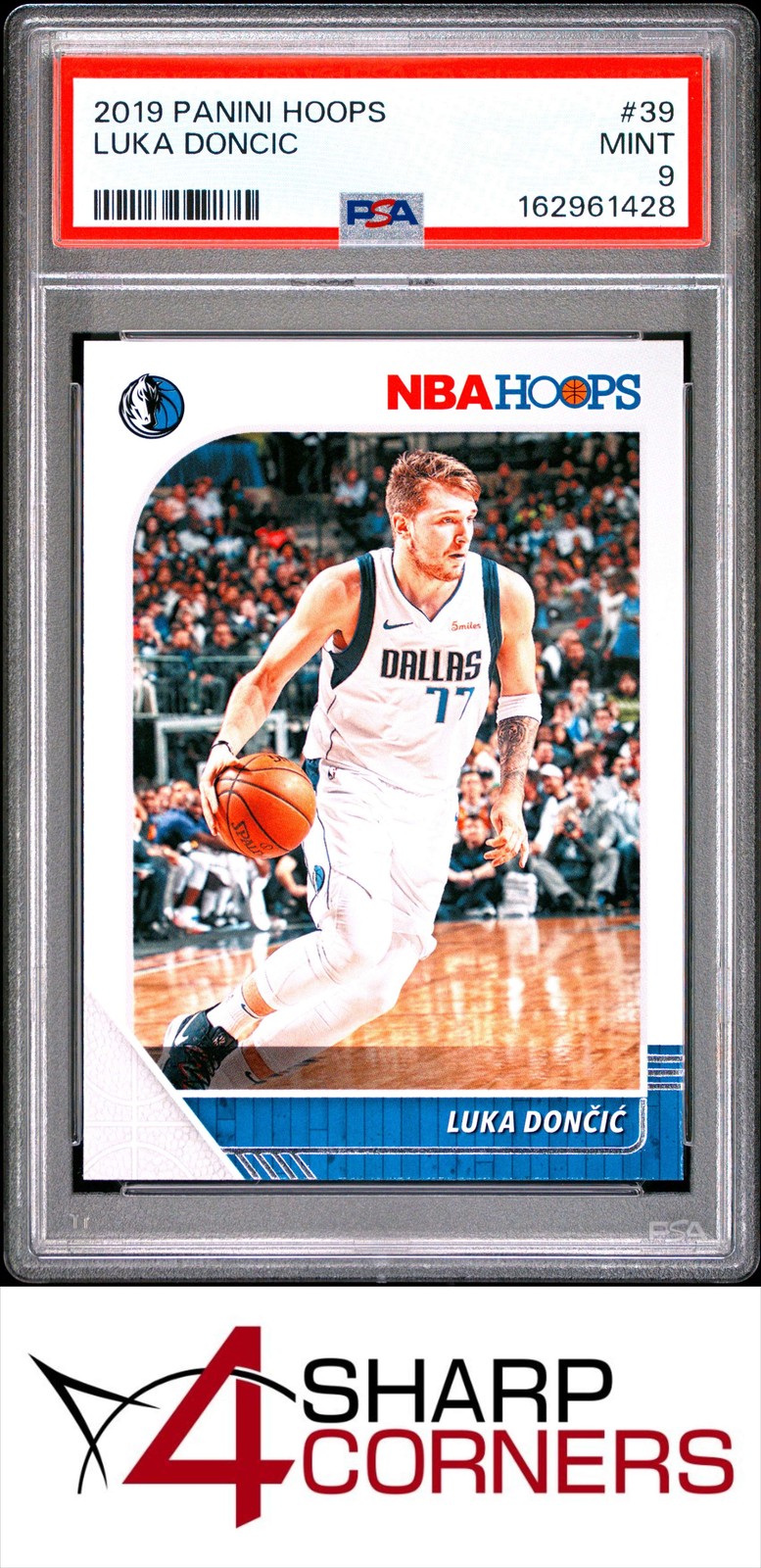2019 PANINI HOOPS #39 LUKA DONCIC MAVERICKS PSA 9