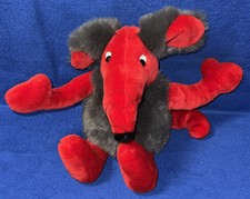 Kuscheltier Pearson Television Zonk rot / grau by Sigikid&Friends wie neu (A1)