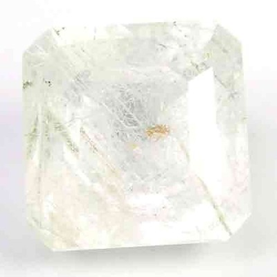 SUPERB UNHEAT BRAZILIAN CORNFLOWER BLUE DUMORTIERITE QUARTZ - EMERALD CUT