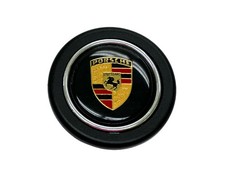 Porsche Horn Button With Chrome Ring For Momo Steering Wheels 906637c 906637c