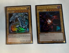 Yu-Gi-Oh Legendary Red-Eyes B. Dragon  Blue-Eyes White Drag  Limited edition