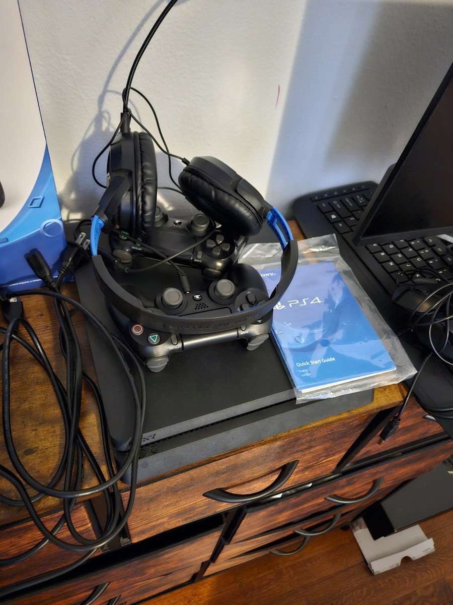 Sony PlayStation 4 Slim 1TB Console - Jet Black for sale online | eBay