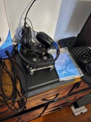 Sony PlayStation 4 Slim 1TB Console - Jet Black for sale online | eBay