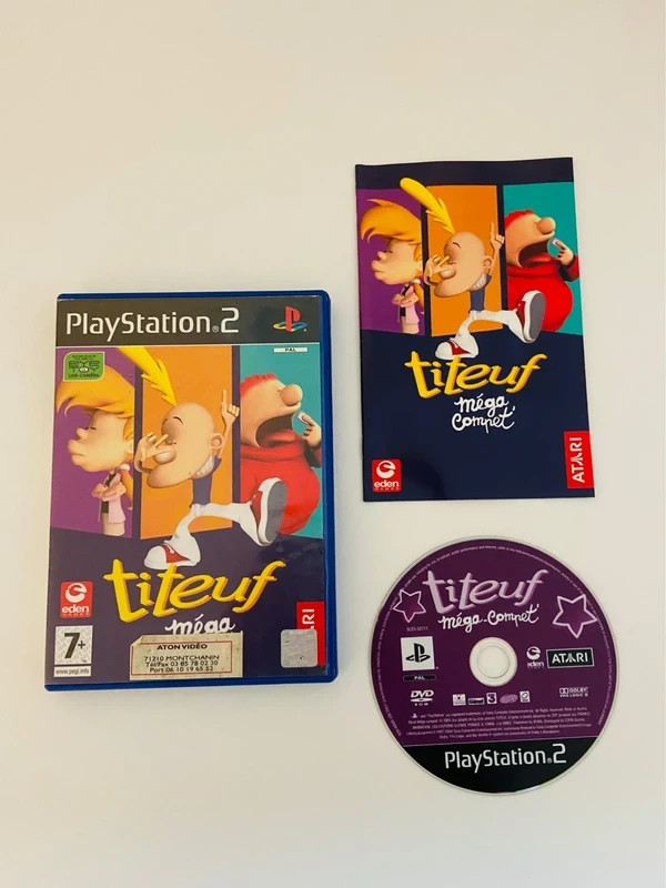 Jeu Sony PlayStation 2 PS2 Titeuf Mega Compet Complet Notice CD neuf Atari