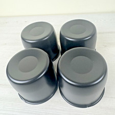4 Pcs 4.25 Inch Wheel Center Caps Push Through Suits For 4.25 Inch Black