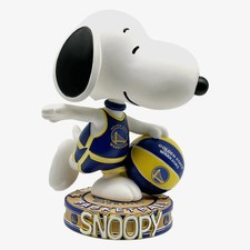 Snoopy Golden State Warriors Peanuts Bighead Bobblehead NBA Basketball