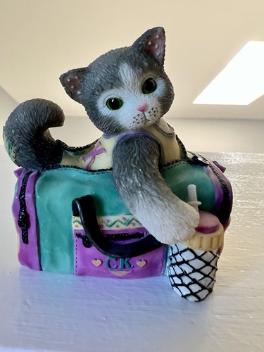 Figura de colección 1998 Calico Kittens "He embolsado al mejor amigo del mundo" - Imagen 6 de 7
