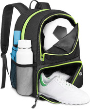 Soccer Backpack with Ball Holder Water Resistant Sport Bag Basketball Volleyball