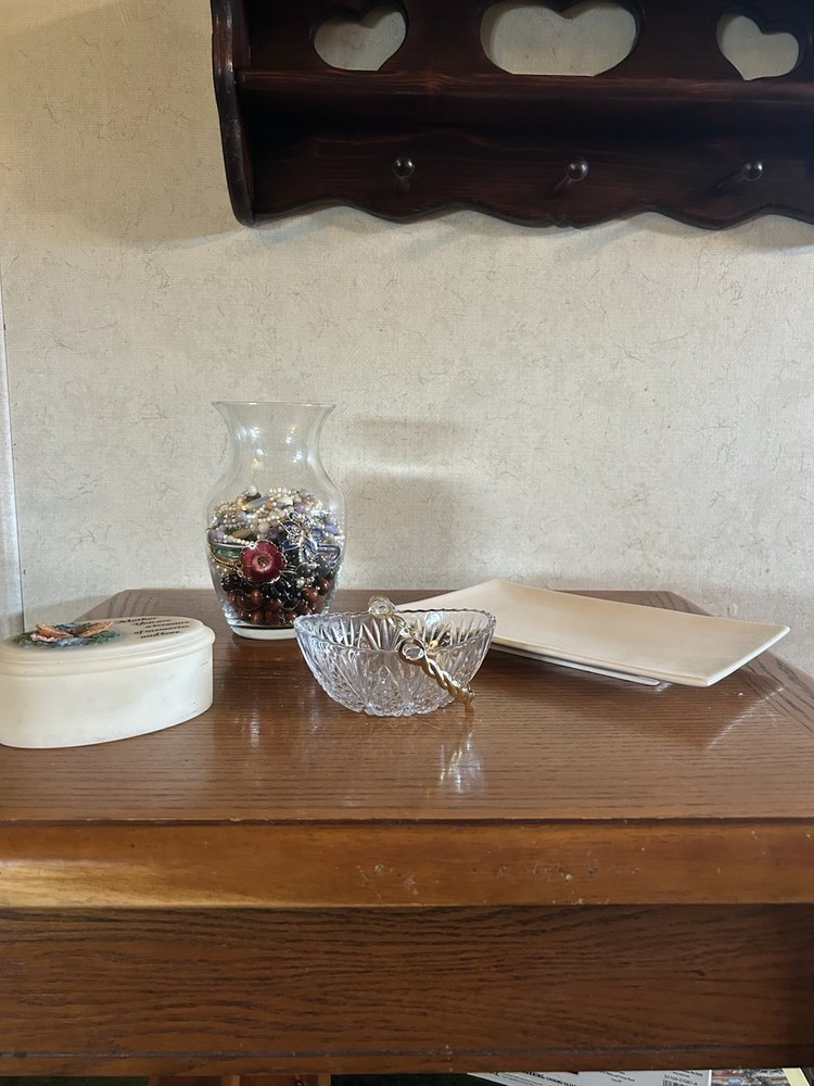 Elegant Jewelry Tray with Lid for Rings and Necklaces  