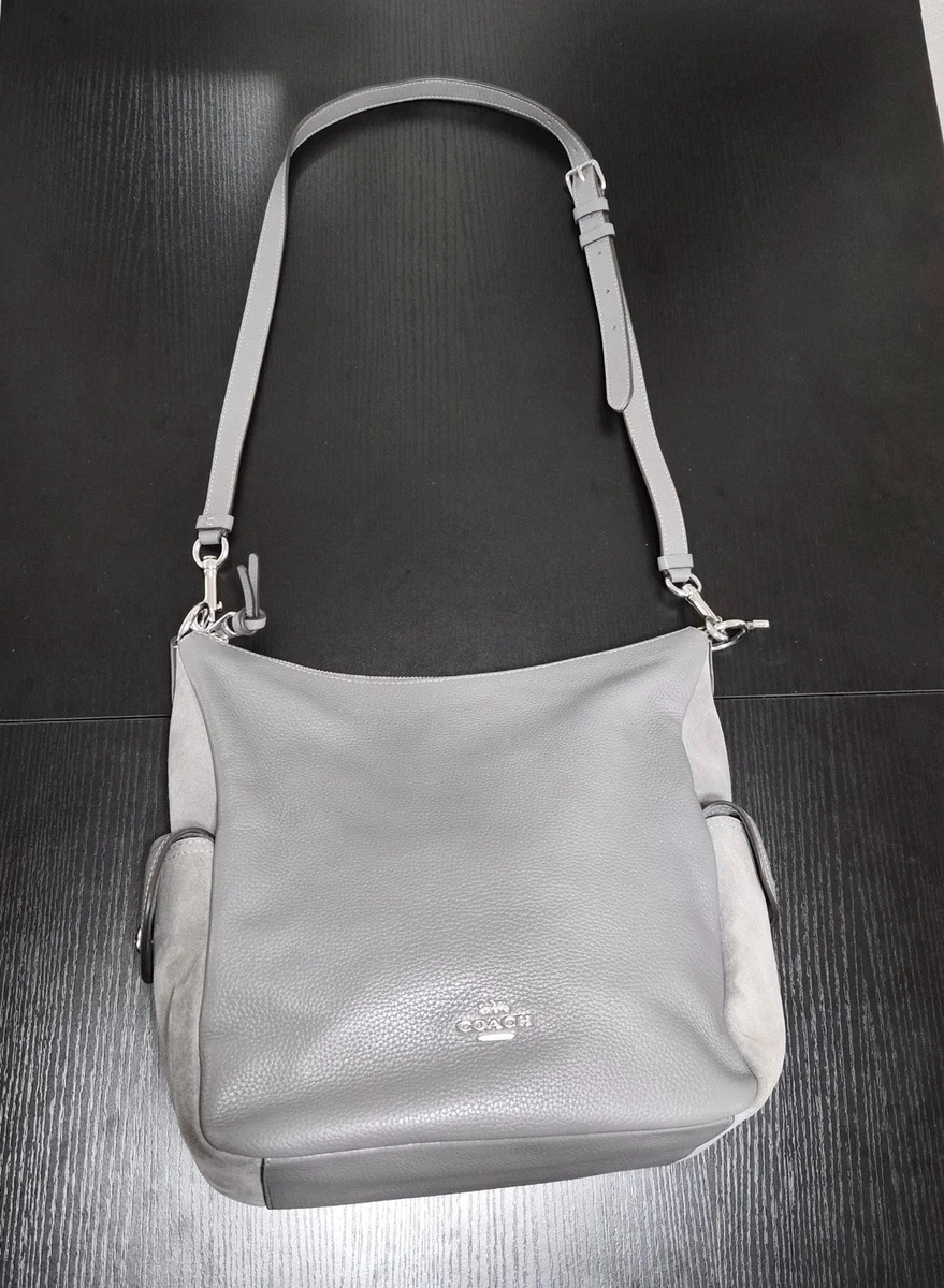 Coach Shoulder Bag Gray Bags & Handbags for Women for sale | eBay