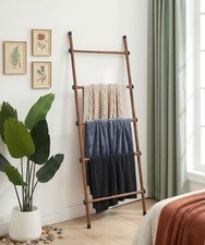 Expandable Blanket Ladder for Living Room, Ad...