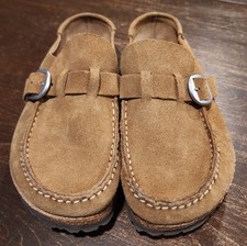 Birkenstock Buckley Suede Clogs Mules Slides Size Women's 7 Men's 5 Narrow