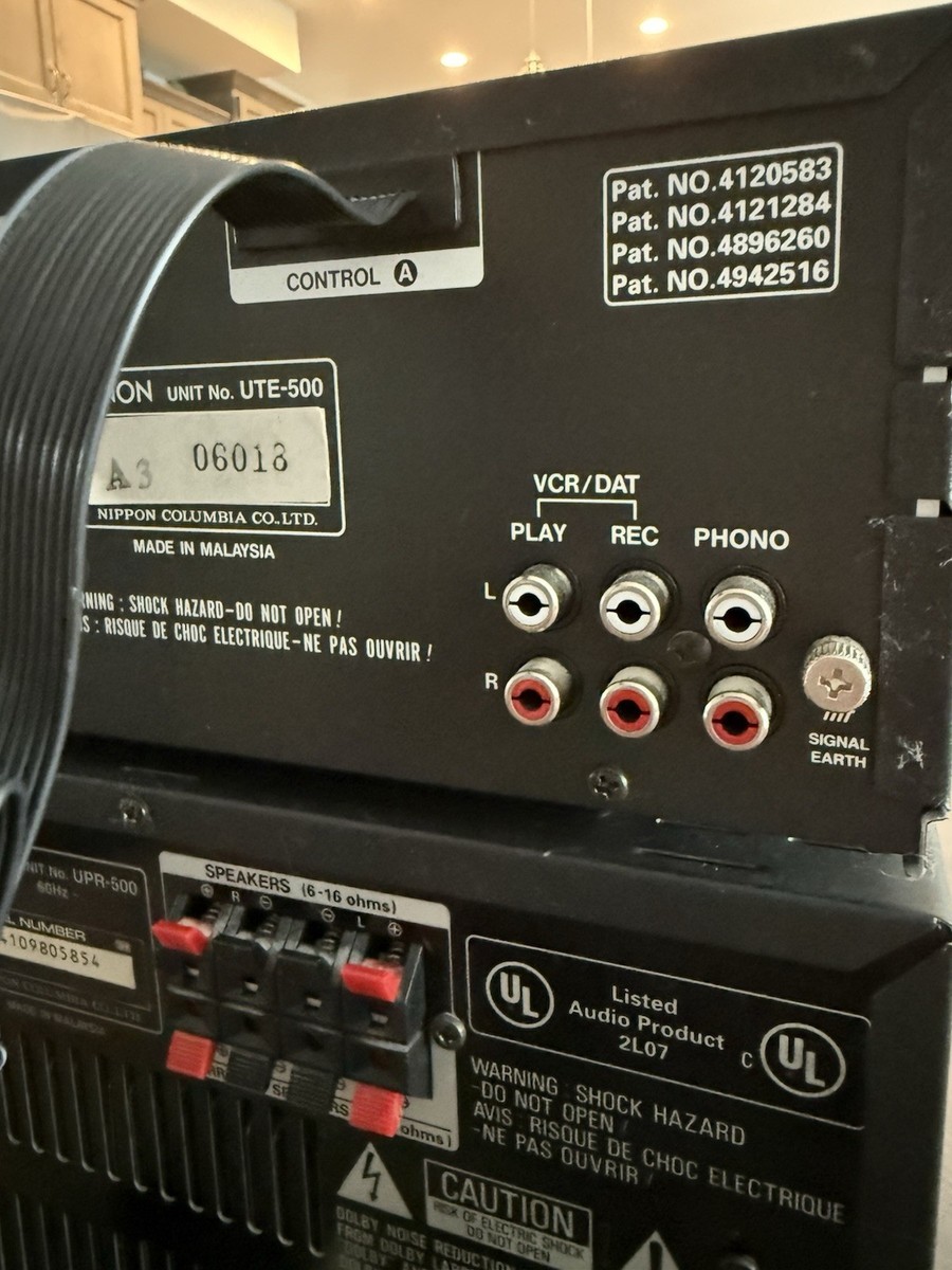 Denon D-500 Personal Component System Equalizer Power Amplifier