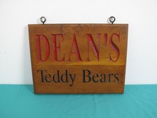 Retro Wandbild Schild Reklame Eiche Deans Ted...
