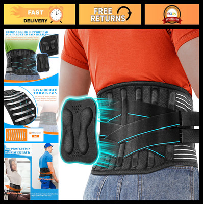 Plus Size Back Brace 4XL/5XL - Strong Support Belt for Sciatica & Herniated Disc