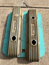 Edelbrock Classic Cast Aluminum Valve Covers For Chevy Sbc 283 305 327 350 400