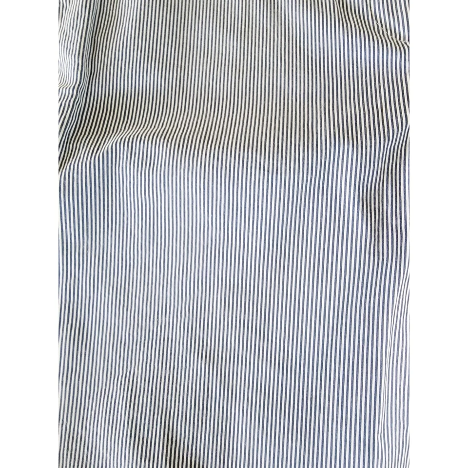 Lands End 16 женщин Seersucker высокая талия Бермуды шорты синий в полоску новый крой 3 - Изображение 3 из 4