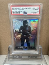 2018 Topps Finest Star Wars Rogue One: A Story Death Trooper #RO-10 PSA 10 Pop 2