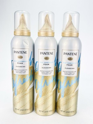 Pantene Pro V Dry Shampoo Foam Cleansing 5.9oz - Lot of 3