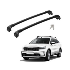FLYCLE 300Lbs Lockable Roof Rack Cross Bars Compatible with Kia Sorento Sor...