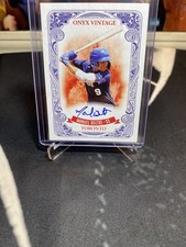 2021 Onyx Vintage Blue Ink Auto /275 Manuel Beltre #VAMB Auto