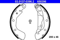 ATE 03.0137-0396.2 Bremsbackensatz FüR Opel, Opel