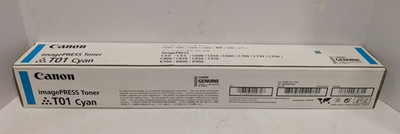 Canon Genuine T01 Cyan imagePRESS Toner Cartridge