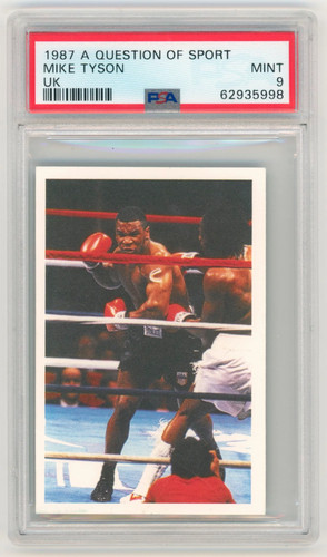 1987 A Question Of Sport Uk Mike Tyson PSA 9 POP 400