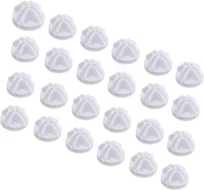 C&AHOME 24pcs Wire Cube Plastic Connectors for Storage Modular White 