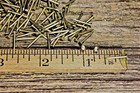 1/2” SOLID BRASS BRADS 100 NAILS Round Head 18 gauge Escutcheon pins USA made!  — photo 2