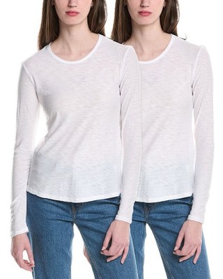 James Perse 2Pk Boxy T-Shirt Women's