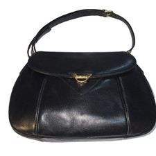 Givenchy SACS Vintage Black Leather Shoulder ...