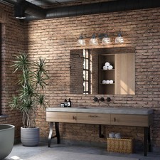 Progress Lighting Archie 4 Light 36" Wide Bathroom Vanity Light Venetian Bronze