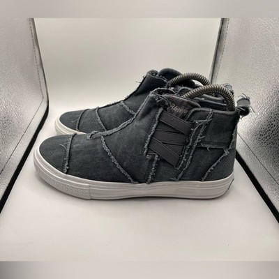 Blowfish Malibu distressed women s denim High-Top Sneakers size 7