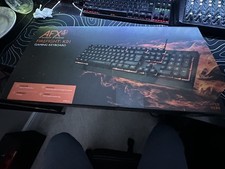 K803 AFX Gaming Keyboard, Firefight MK01 Tested Bkxed Fully Working 