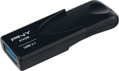 PNY USB3.1 512 GB USB Stick Attache 4 Black - Bild 1 von 3