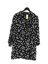 Urban Outfitters Wrap Midi Dress M in Black