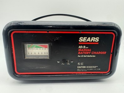 Sears 10/2 Amp 12 Volt Battery Charger Model Vintage