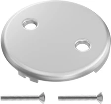 RP31556CZ Tub Overflow Cover Replacement for Delta Tub Drain Kit with Screw