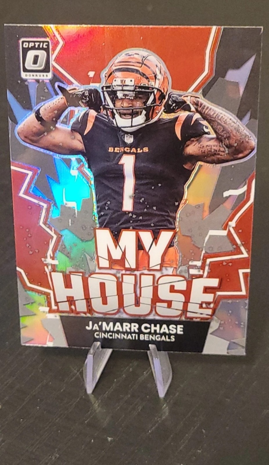 JaMarr Chase 2022 Panini Donruss Optic My House Silver Prizm #MH-13 Bengals