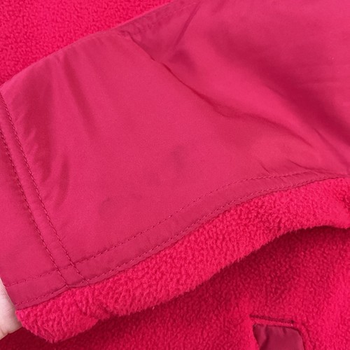 Chik Fil A Jacket Fleece Sweater Red Restaurant Employee Full Zip Unisex Sz L - Picture 3 of 10