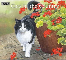 Lang Cats in the Country 2026 Wall Calendar – 13.4″ × 12″, 12-Month Calendar wit