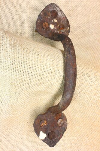 Old Tool Box Trunk Handle Barn Gate Drawer Door Pull Very Rustic Wrought Iron